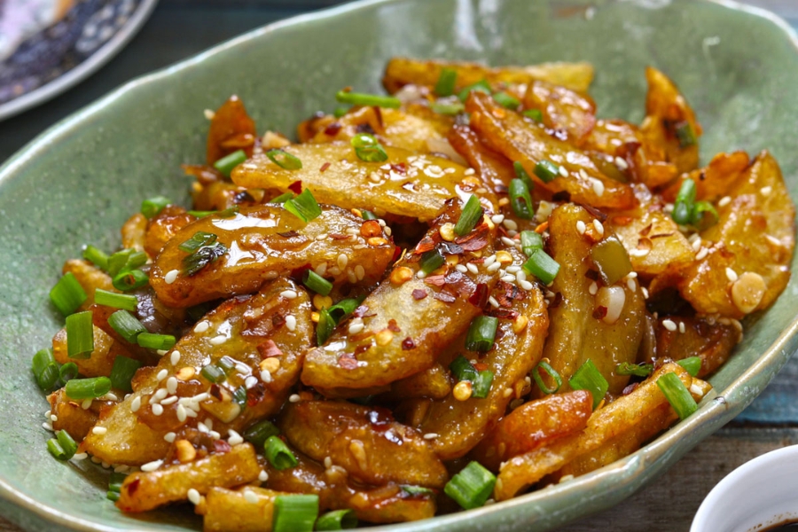 Honey Chilli Potato